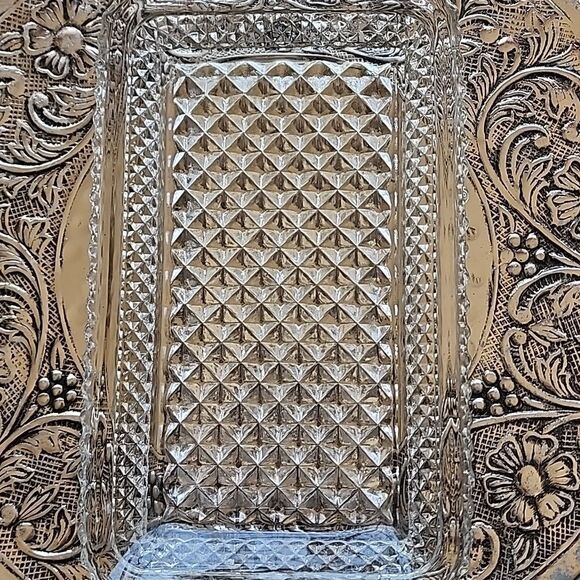 Vintage Pressed Glass Relish Trays Holiday Gatherings Feast - Picture 13 of 14
